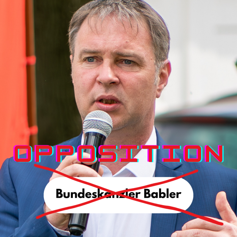 Liebe ÖVP-Spitze: Babler 2024 Bitte Canceln ! - Der März