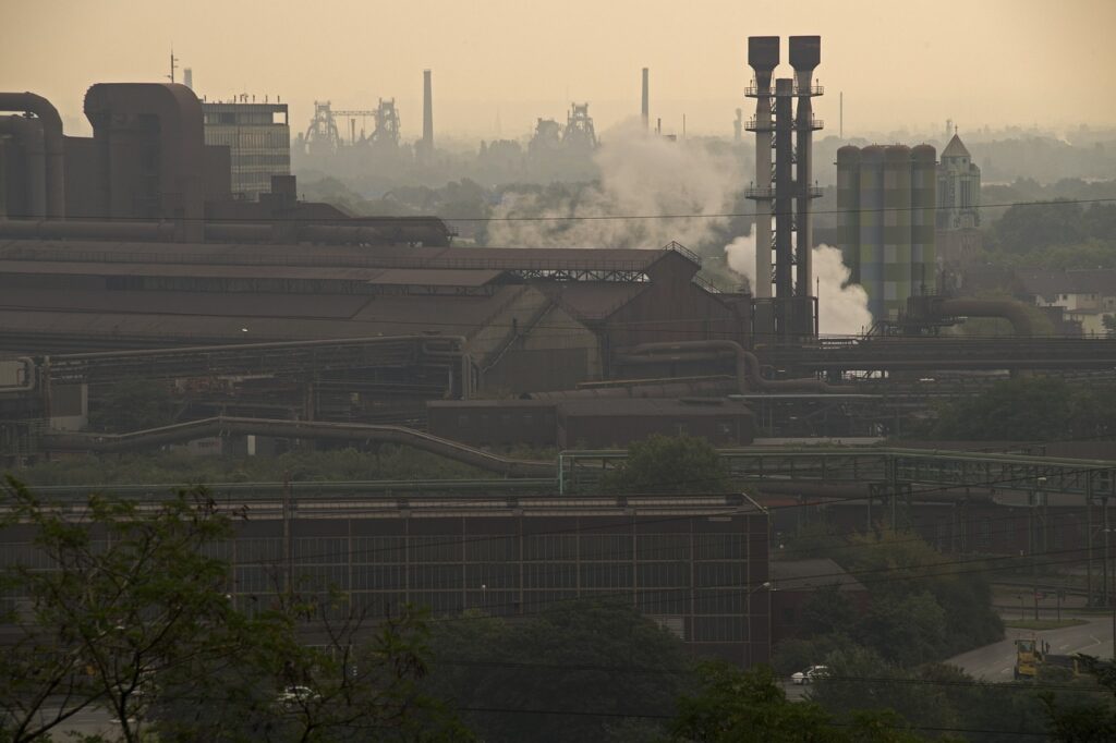 Stahlindustrie im Ruhrgebiet