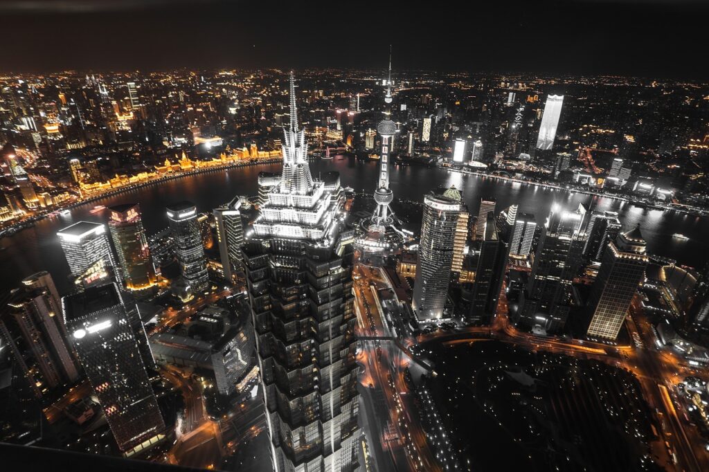 Shanghai bei Nacht