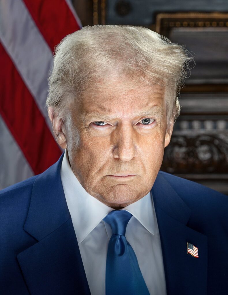 Präsident Donald J. Trump (offizielles Porträtfoto zur Amtseinführung 2025)